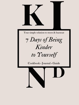 cover image of 7 days of being kinder